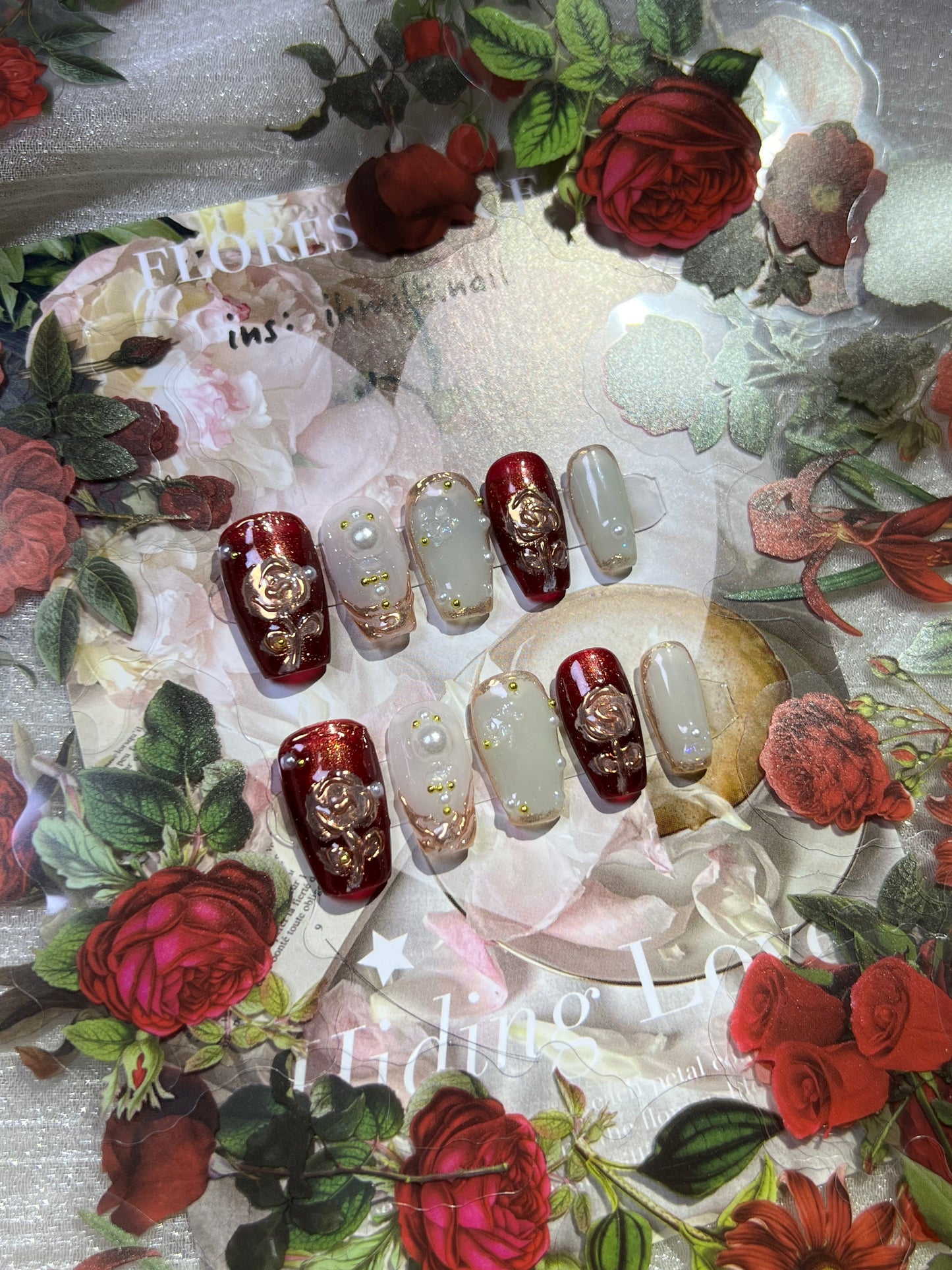 “Old Generation” Handmade Press-on nail