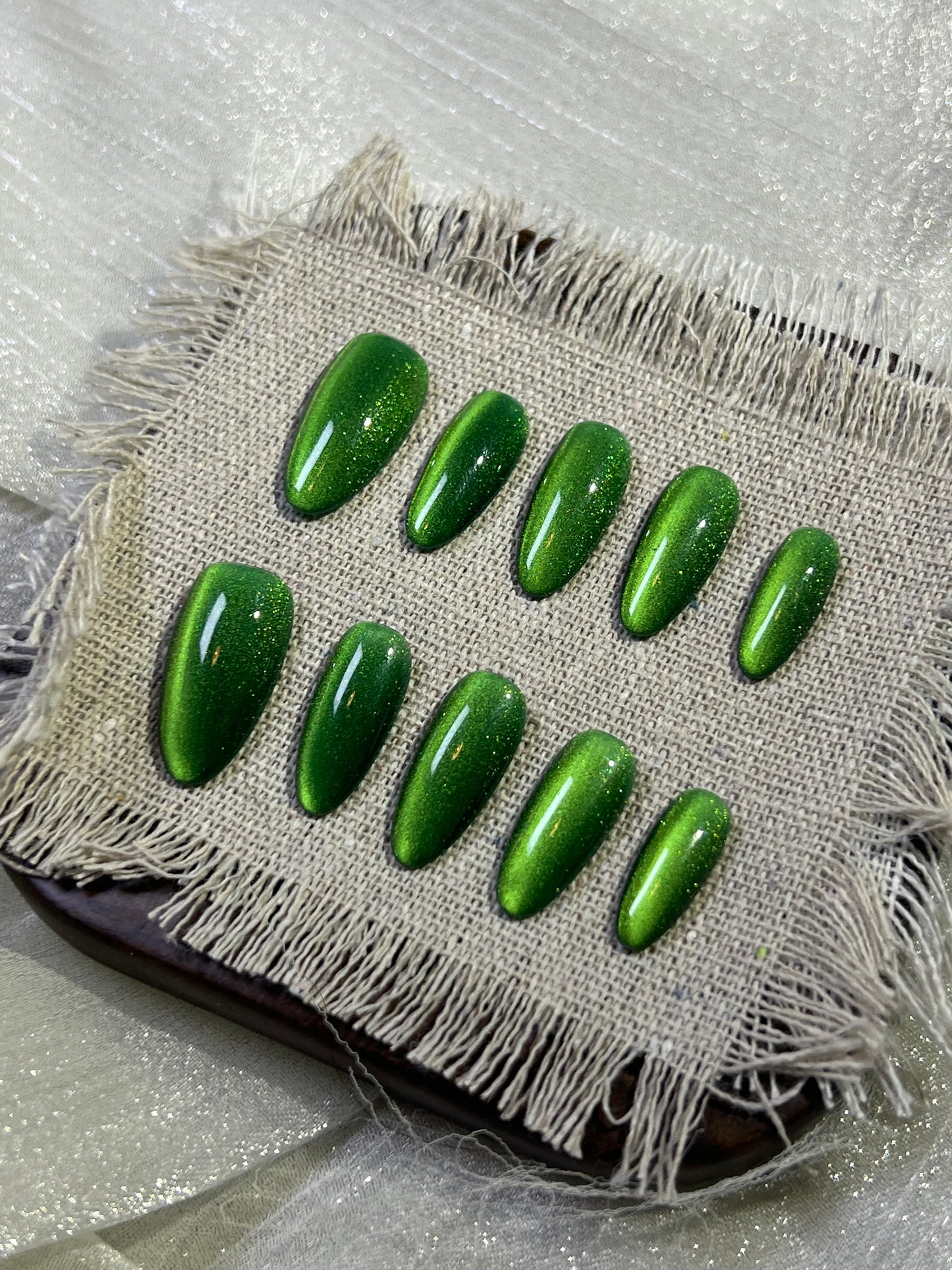 “Grass🌿” Handmade Press-on nail