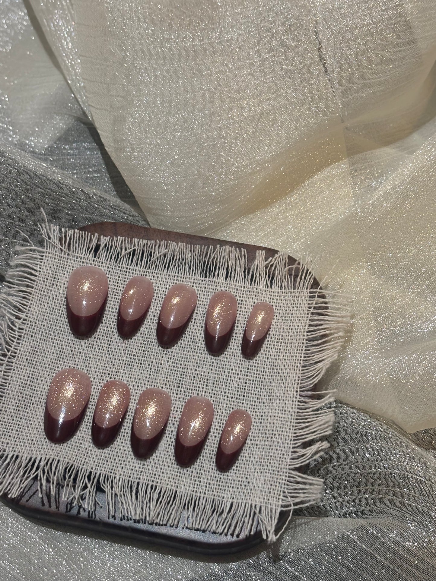 “Red Ballet Shoes” Handmade Press-on nail