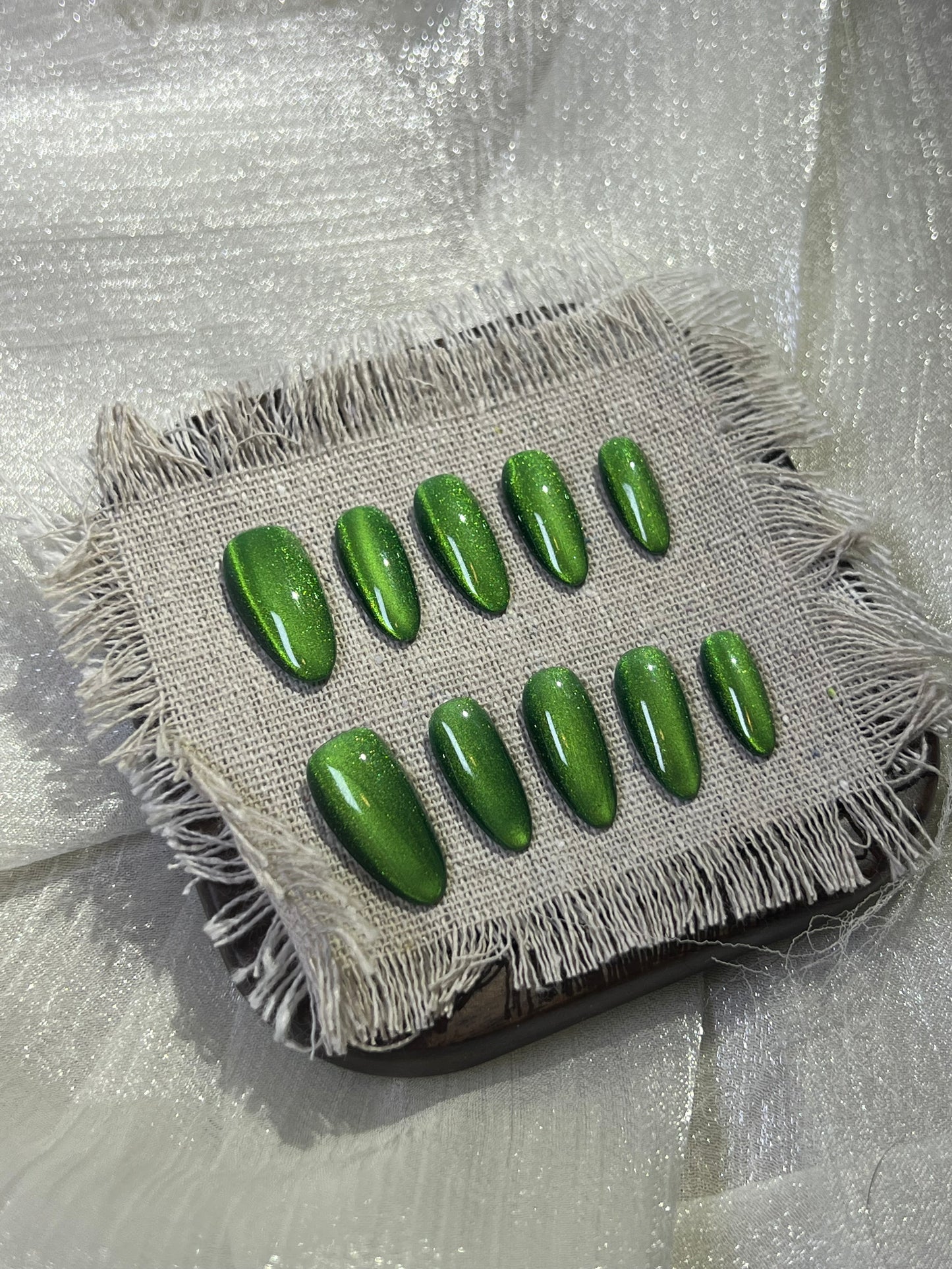 “Grass🌿” Handmade Press-on nail