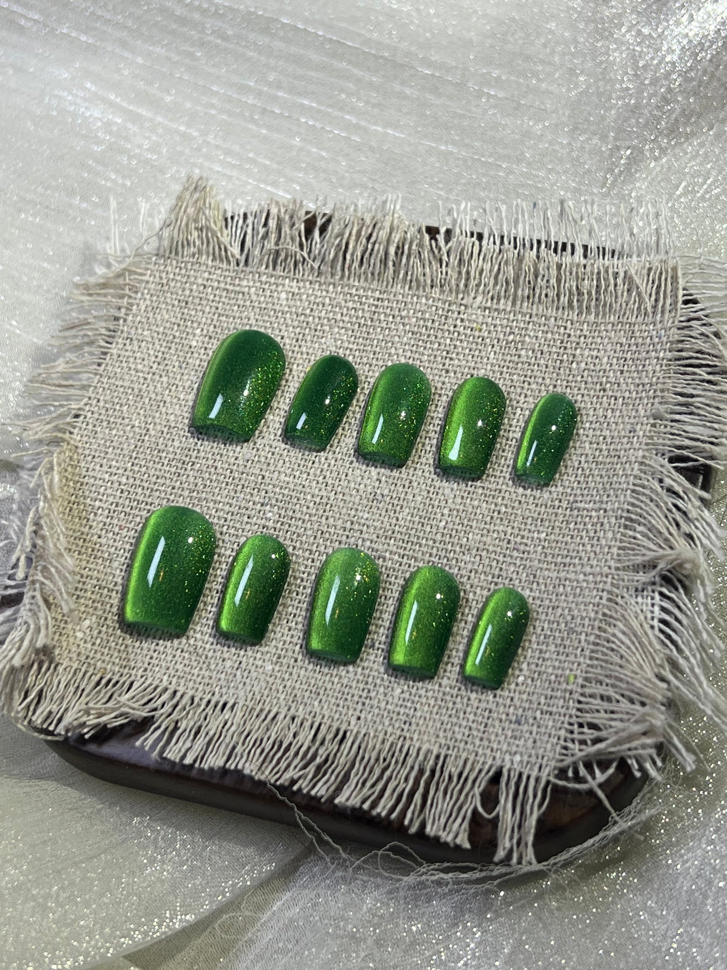 “Grass🌿” Handmade Press-on nail