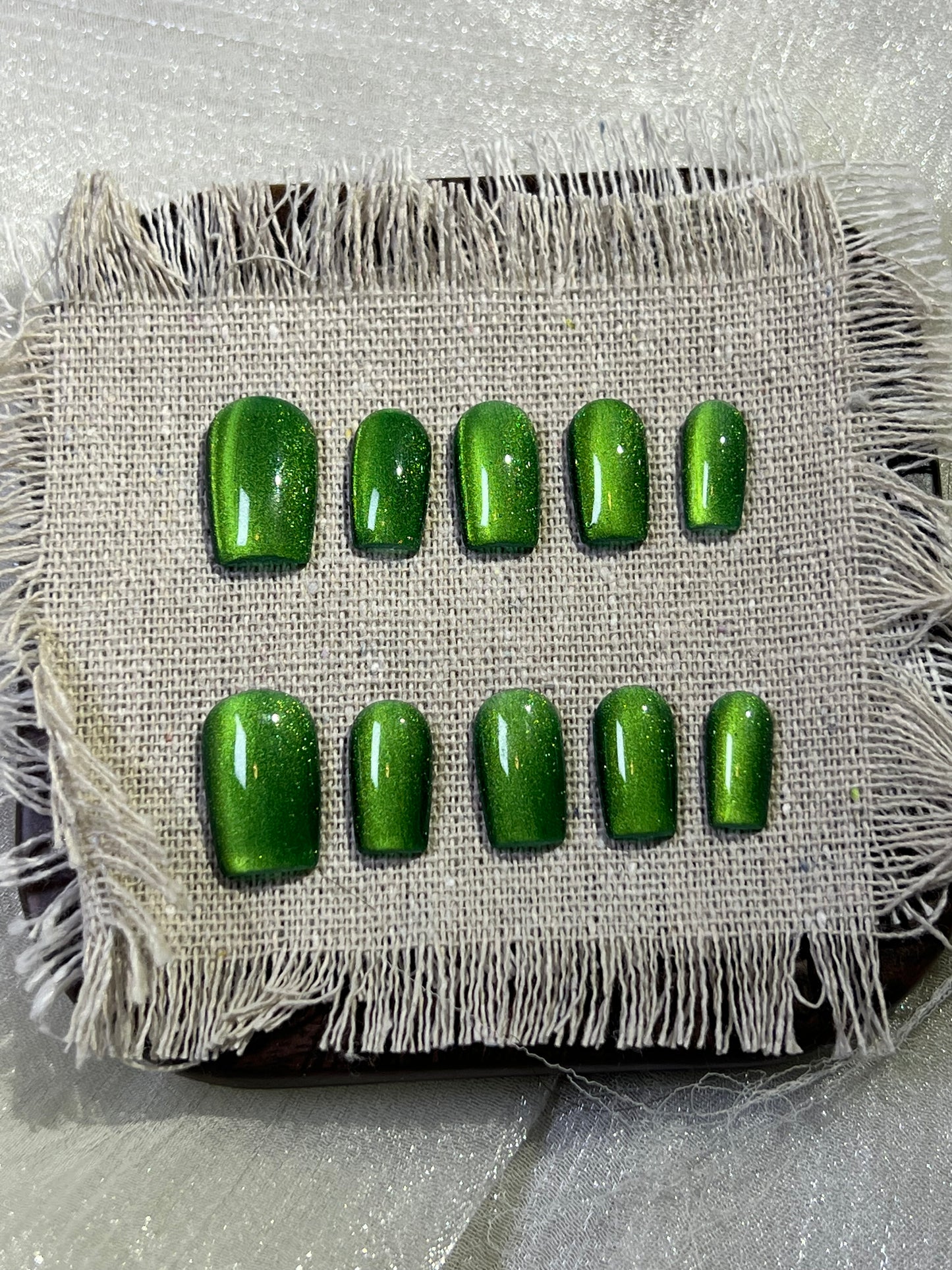 “Grass🌿” Handmade Press-on nail