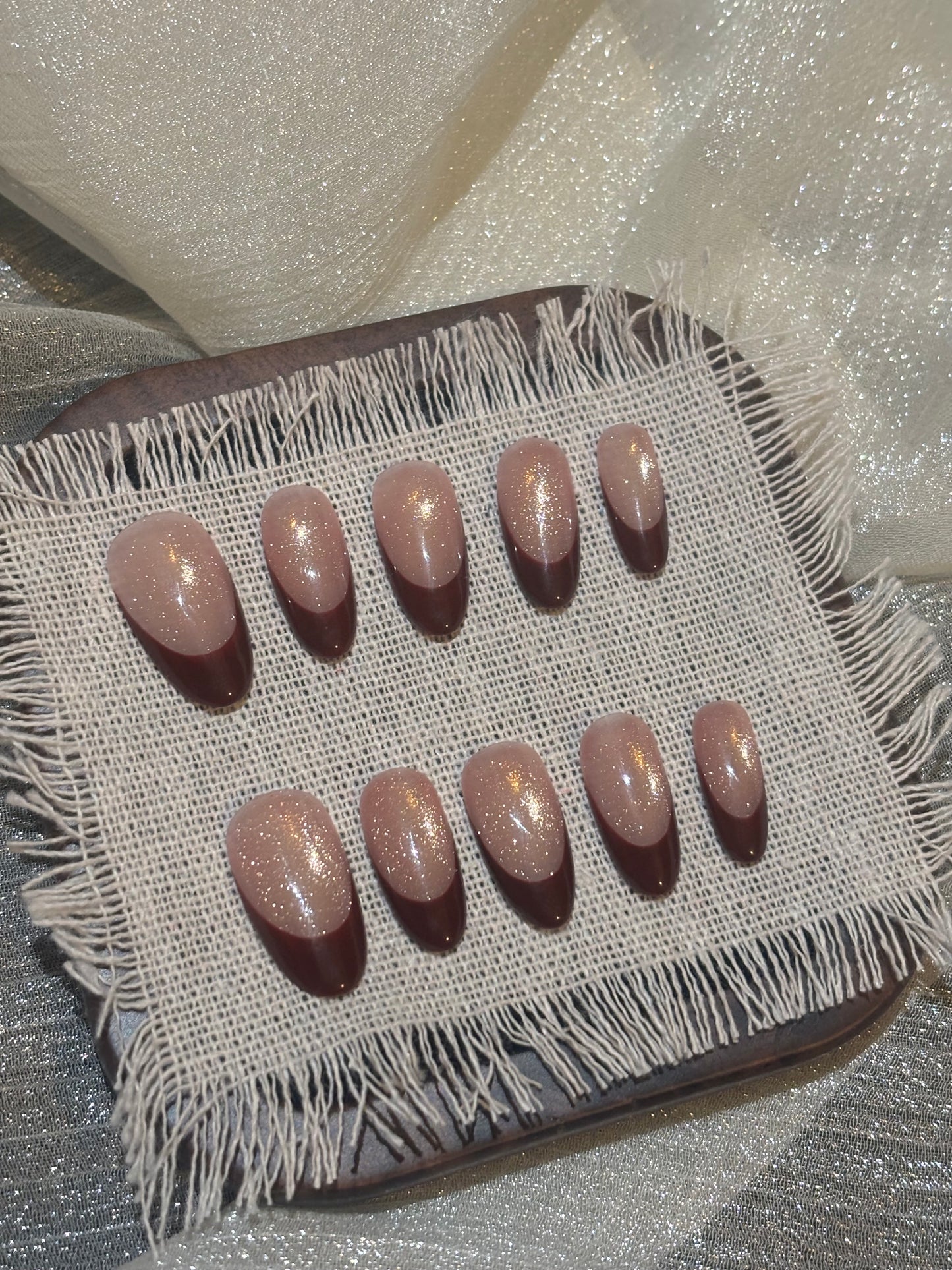 “Red Ballet Shoes” Handmade Press-on nail