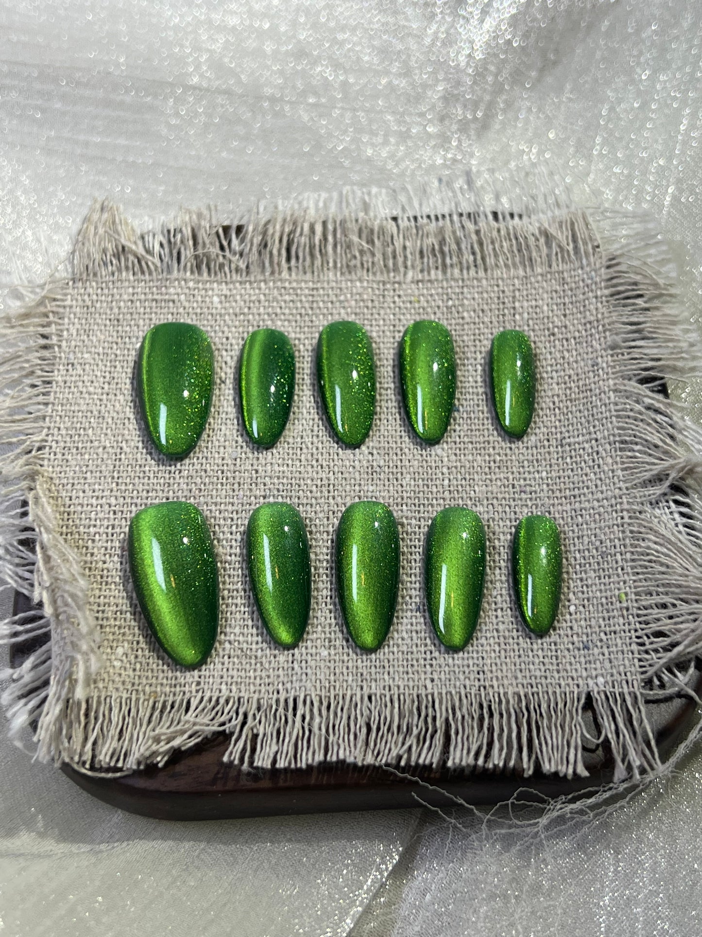 “Grass🌿” Handmade Press-on nail