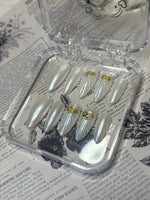 “Pearl of Sea” Handmade Press-on nail
